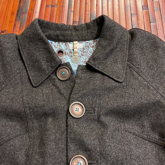 Free People vintage wool cape coat size Small - Picture 4 of 11